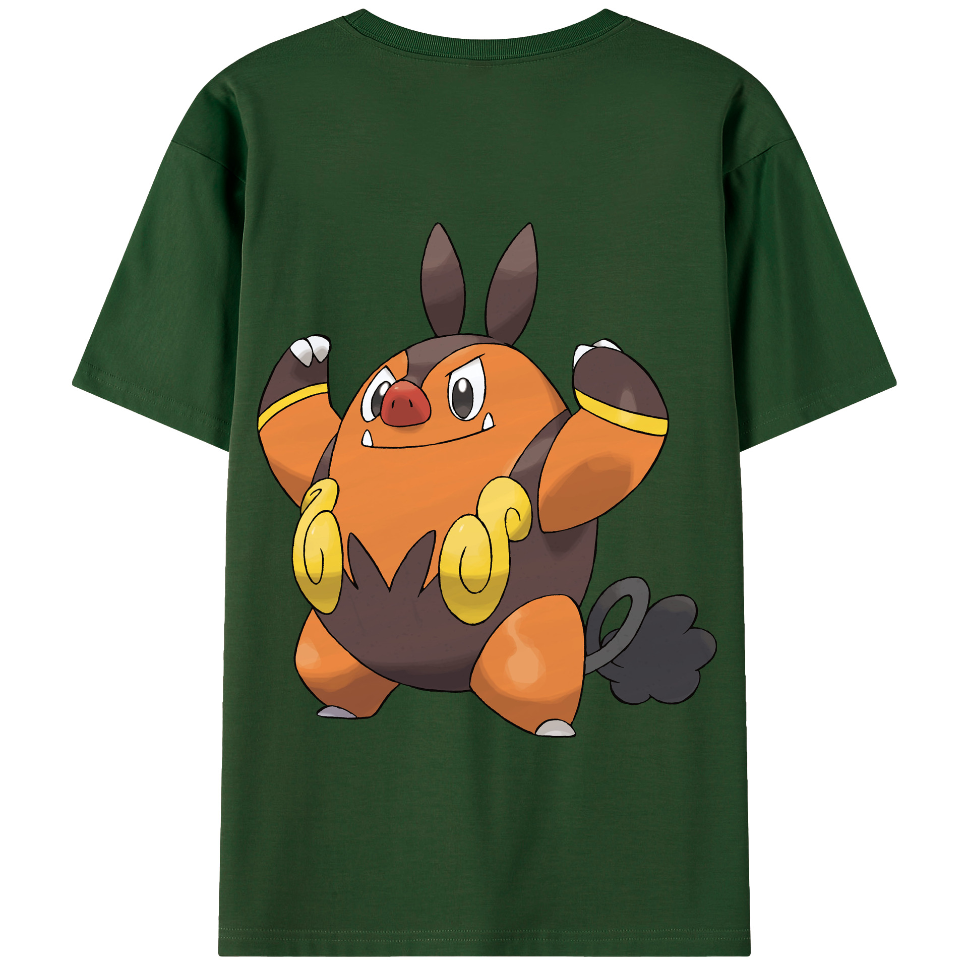 （画像用） ポケットモンスター Pokémon 綿100％半袖Tシャツ（背面プリント）